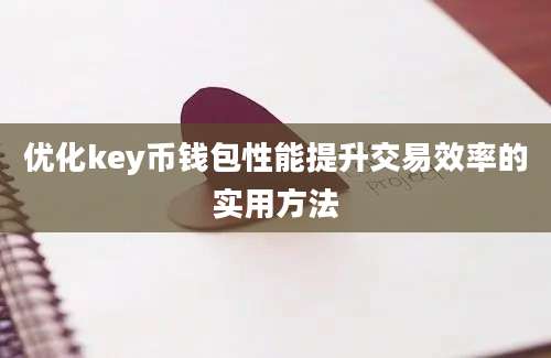 优化key币钱包性能提升交易效率的实用方法