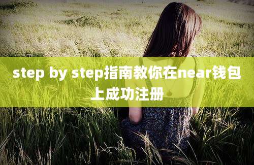 step by step指南教你在near钱包上成功注册