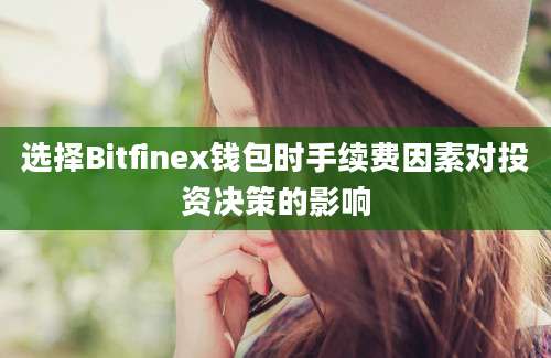 选择Bitfinex钱包时手续费因素对投资决策的影响