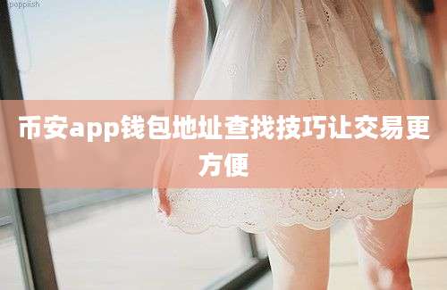 币安app钱包地址查找技巧让交易更方便