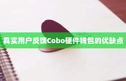 真实用户反馈Cobo硬件钱包的优缺点