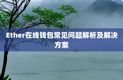 Ether在线钱包常见问题解析及解决方案