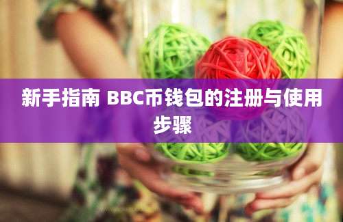 新手指南 BBC币钱包的注册与使用步骤