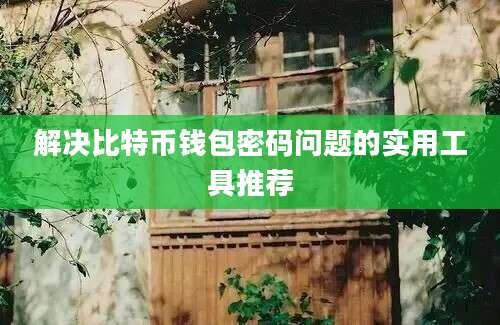 解决比特币钱包密码问题的实用工具推荐