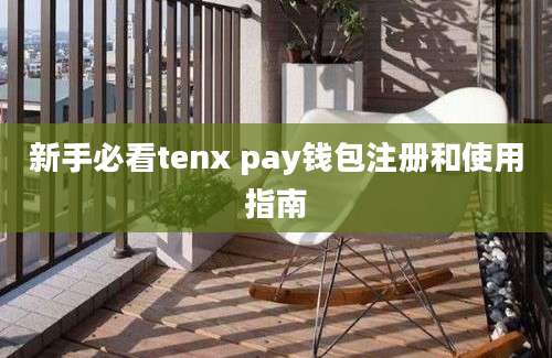 新手必看tenx pay钱包注册和使用指南