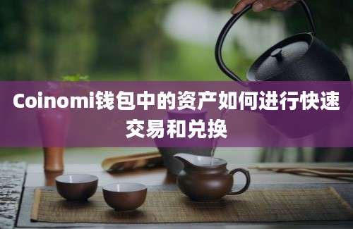 Coinomi钱包中的资产如何进行快速交易和兑换