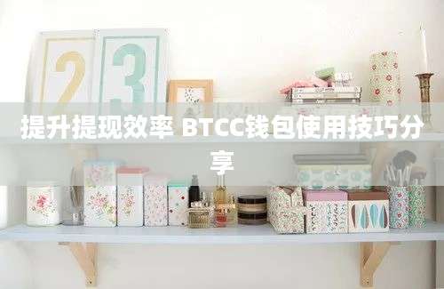 提升提现效率 BTCC钱包使用技巧分享