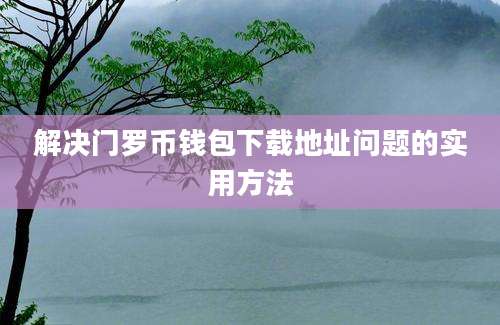 解决门罗币钱包下载地址问题的实用方法