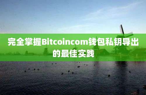 完全掌握Bitcoincom钱包私钥导出的最佳实践