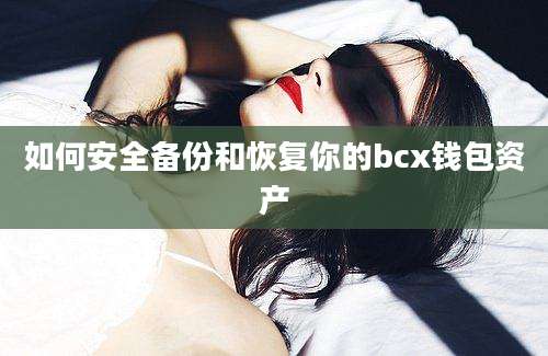 如何安全备份和恢复你的bcx钱包资产