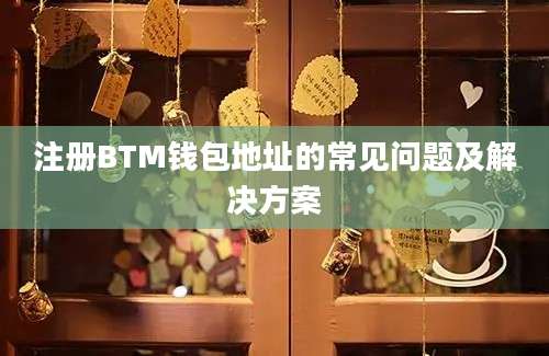 注册BTM钱包地址的常见问题及解决方案